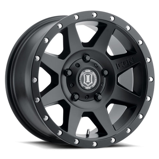 ICON Alloys Rebound 18x9 5x150 25mm Offset 6in BS 110.1mm Bore Satin Black Wheel