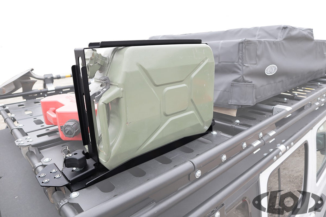Destroyer Roof Rack Jerry Can Mount (Black Powder Coated)