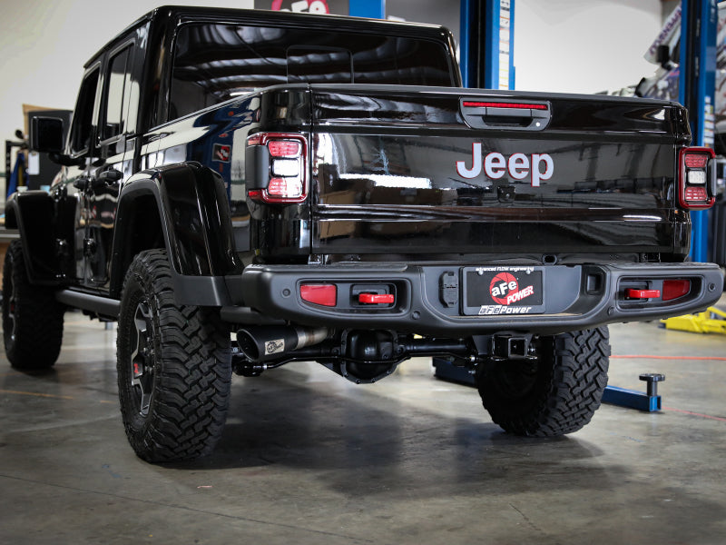 aFe Apollo GT Series 3" 409 Stainless Steel Cat-Back Exhaust 2020 Jeep Gladiator 3.6L