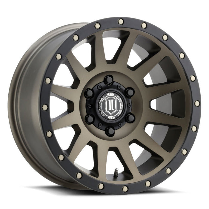 ICON Compression 17x8.5 5x5 -6mm Offset 4.5in BS 71.5mm Bore Bronze Wheel