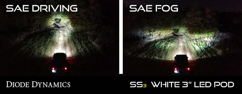 Diode Dynamics SS3 Pro Type M Kit - White SAE Fog