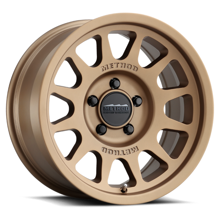 Method MR703 17x8.5 0mm Offset 5x5 71.5mm CB Method Bronze Wheel