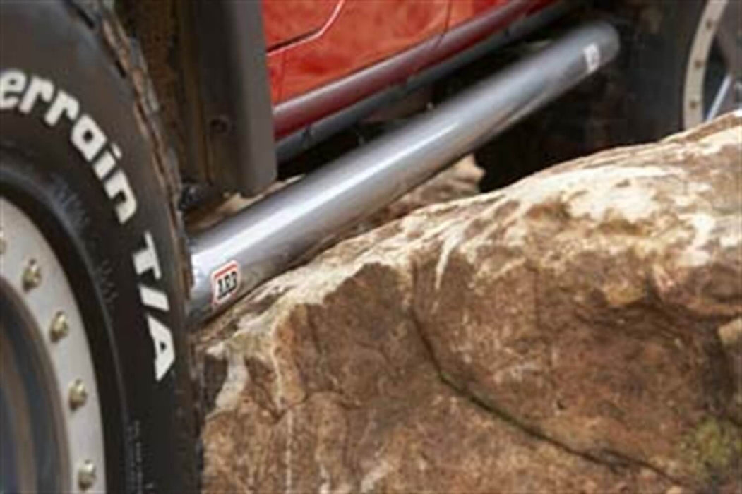 ARB Deluxe Rock Sliders; 60.3mm Steel Tubing; Attaches to Vehicle Chassis; Multiple Mounting Points