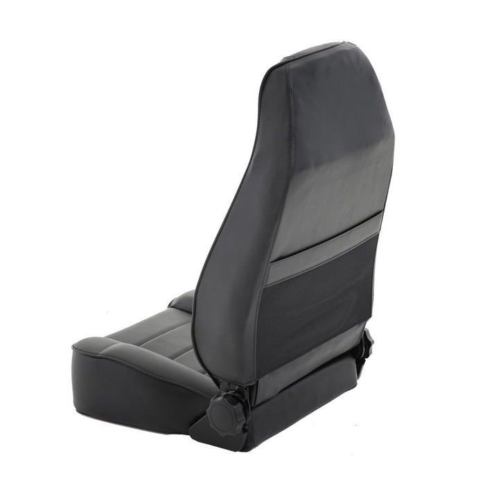 Smittybilt 45001 Seat - Front - Factory Style Replacement W/ Recliner - Vinyl Black