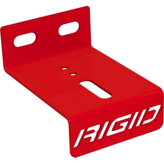 RIGID Industries 46559 RIGID Slat Wall Light Mounting Bracket, Stainless Steel Red Powder Coat, Single