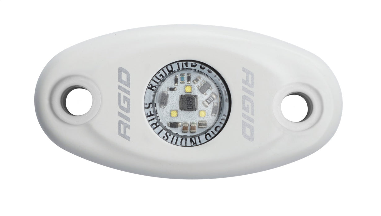 RIGID A-Series LED Light, Low Power, Natural White, White Housing, Single