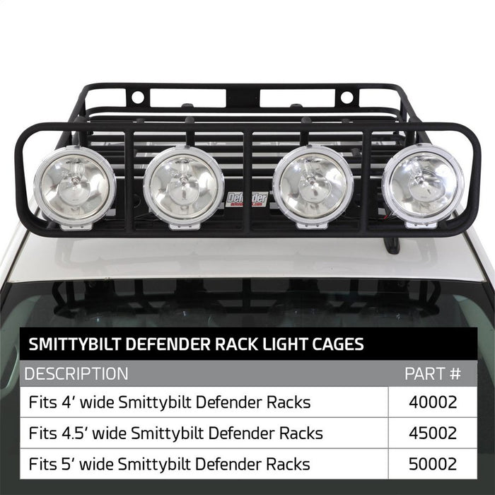 Smittybilt 50002 Defender Light Cage ( Fits Roof Rack )