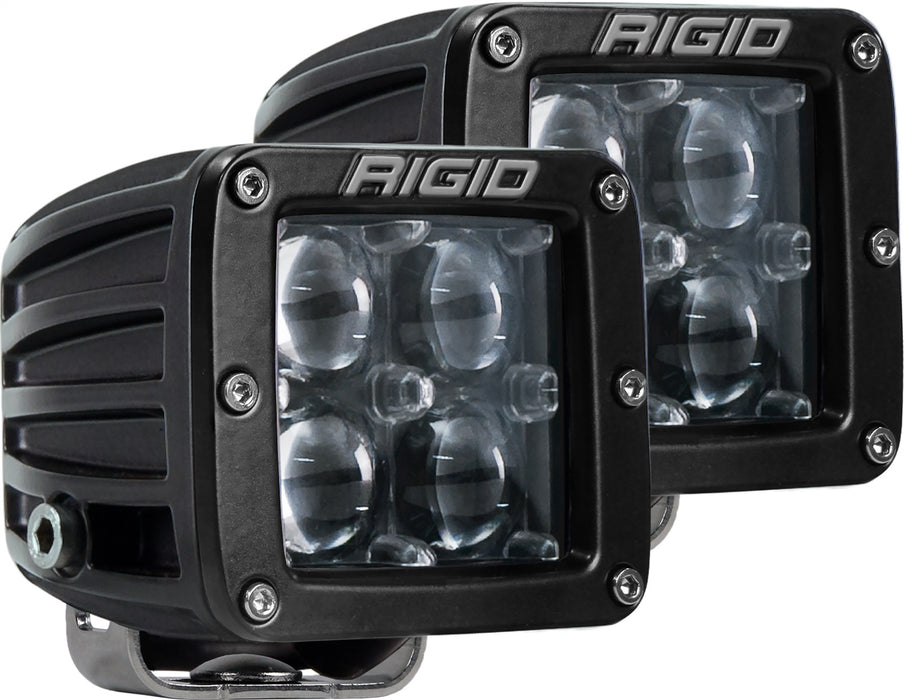 RIGID D-Series PRO LED Light, Hyperspot Optic, Surface Mount, Black Housing, Pair