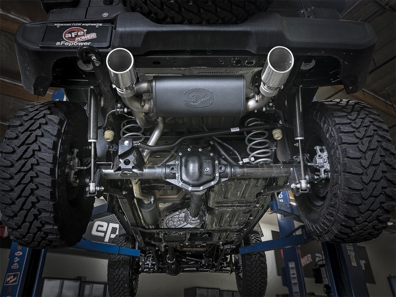 Rebel Series 2.5in 304 SS Cat-Back Exhaust w/ Polished Tips 2018+ Jeep Wrangler (JL) V6 3.6L
