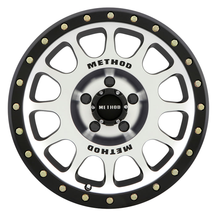 Method MR305 NV 17x8.5 0mm Offset 5x5 94mm CB Machined/Black Street Loc Wheel