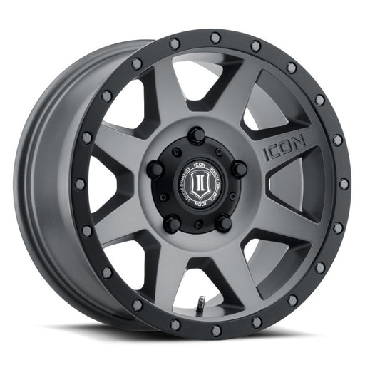 ICON Alloys Rebound 18x9 5x150 25mm Offset 6in BS 110.1mm Bore Titanium Wheel