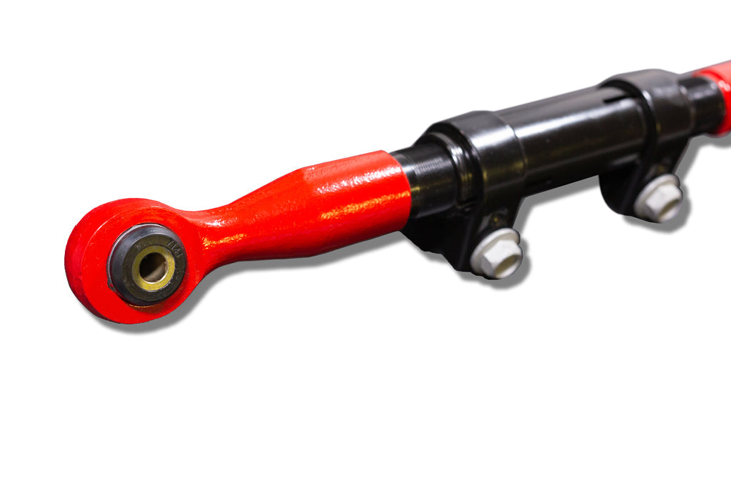 Pro-Series Front Adjustable Track Bar Yeti XD Red For 07-18 Wrangler JK