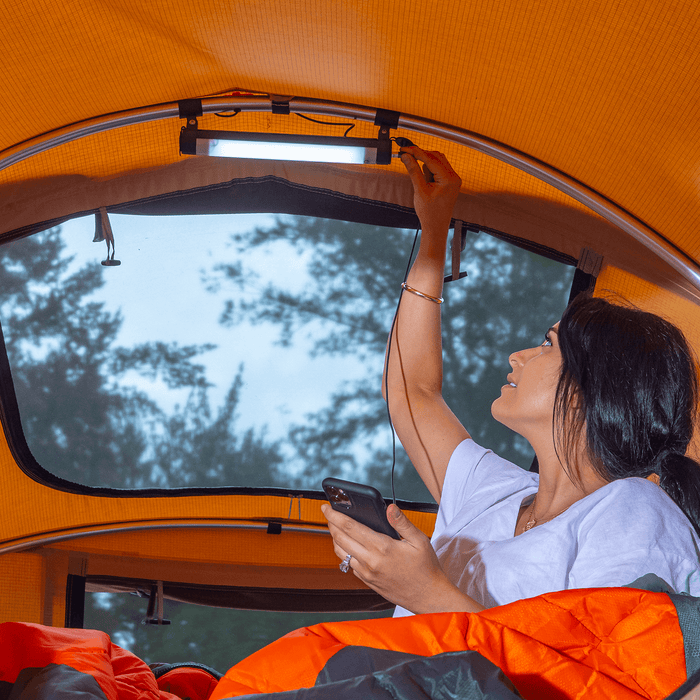 ARB Rooftop Tent and Awning Light; 300 Lumens; Includes Touch Control, a 12V Cig-Style Socket and two USB Ports; Suitabl