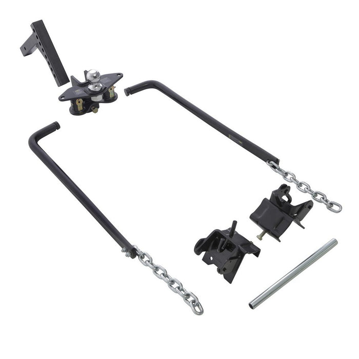 Smittybilt 87550 Weight Distributing Hitch With Adjustable Ball Mount And Shank