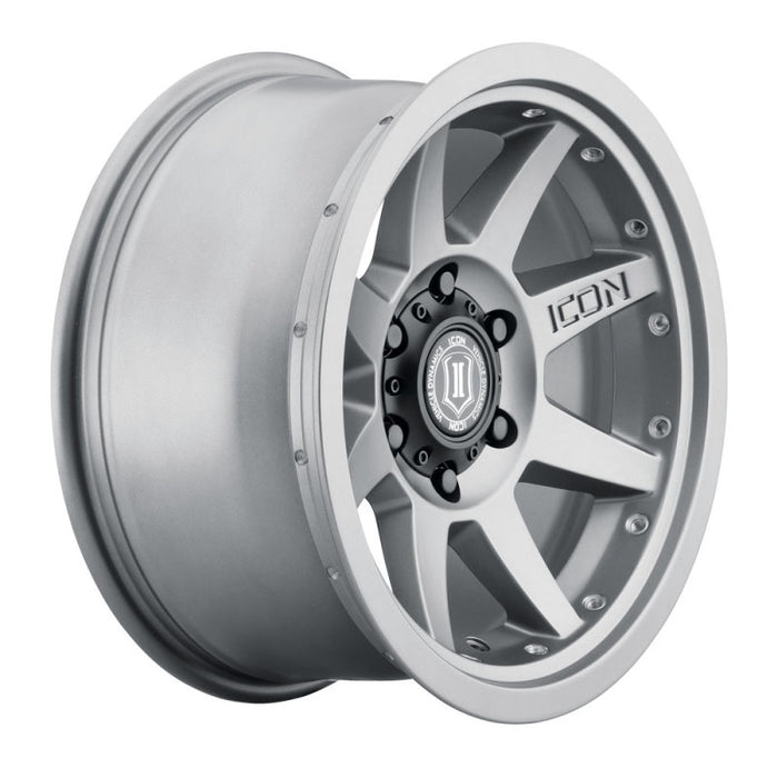 ICON Rebound Pro 17x8.5 6x5.5 0mm Offset 4.75in BS 106.1mm Bore Titanium Wheel