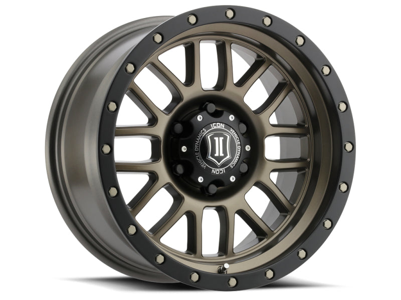 ICON Alpha 17x8.5 6x5.5 0mm Offset 4.75in BS 106.1mm Bore Bronze Wheel