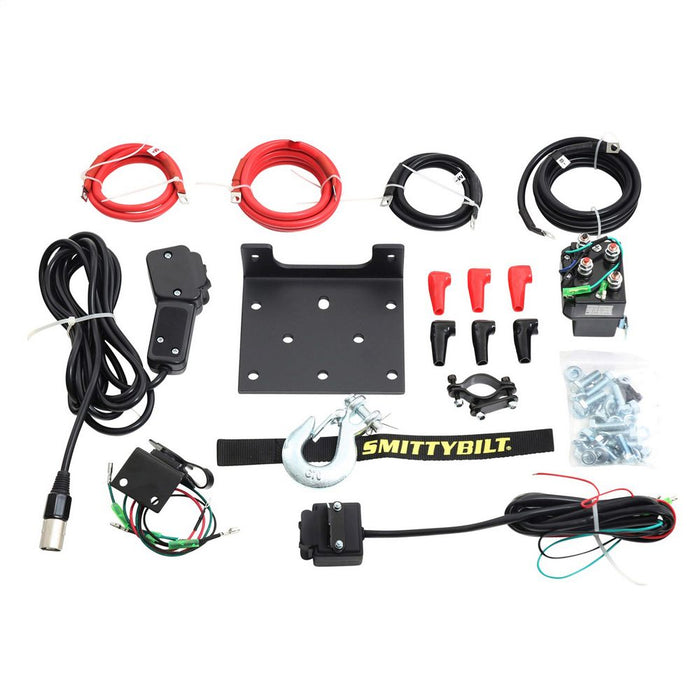 Smittybilt 98204 XRC 4 Comp - 4,000 Lb. Winch - Comp Series W/Synthetic Rope & Aluminum Fairlead