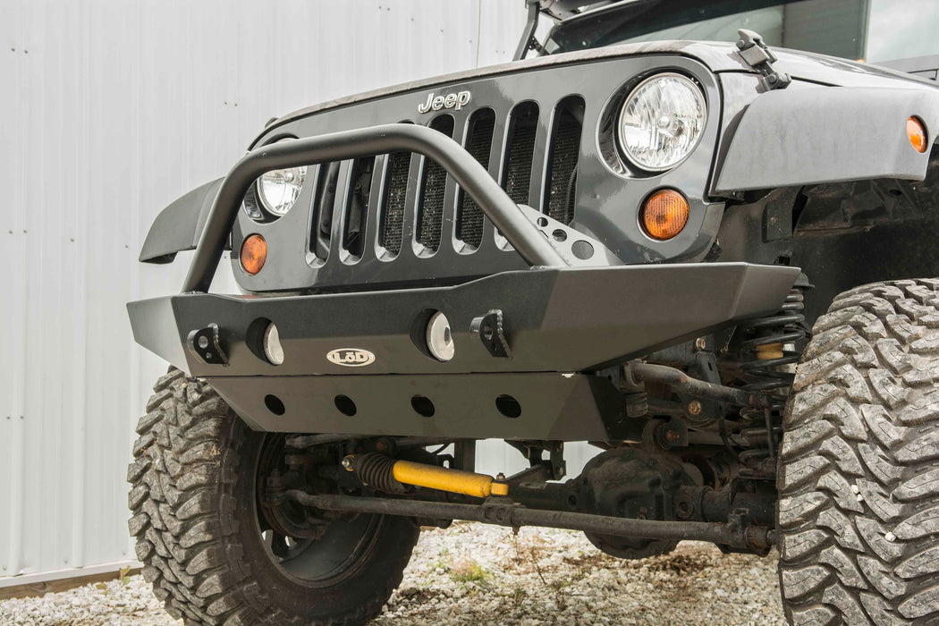 JK Destroyer Mid-Width Front Bumper / NO GUARD