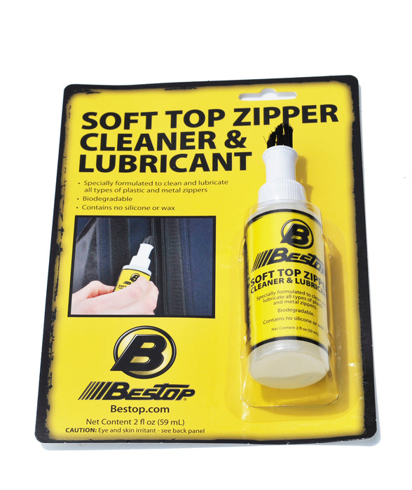 Bestop Soft Top Zipper Cleaner &amp; Lubricant - One 2-oz. bottle (boxed)
