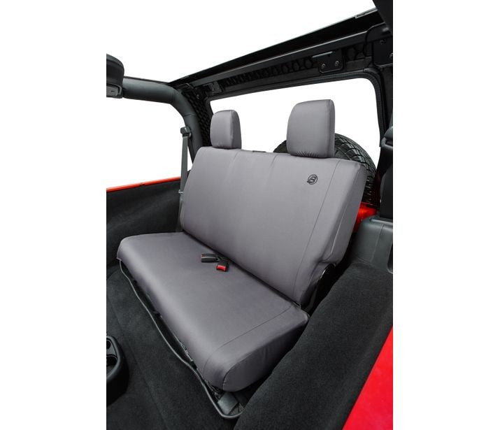 Seat Covers - 07-18 Wrangler JK 2-Door; Rear (Charcoal)