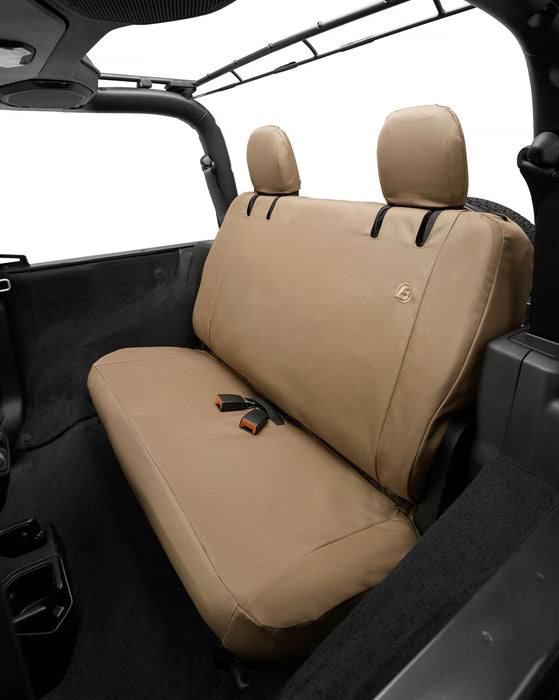 Seat Covers - 18-22 Wrangler JL 2-Door; Rear (Tan)
