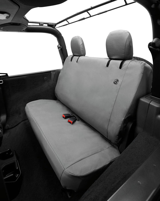 Seat Covers - 18-22 Wrangler JL 2-Door; Rear (Charcoal)