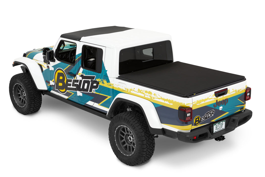 Supertop for Truck 2 Tonneau - '20-23 Gladiator; For 5 ft. bed; Supertop for Truck 2 Required (Black Twill)