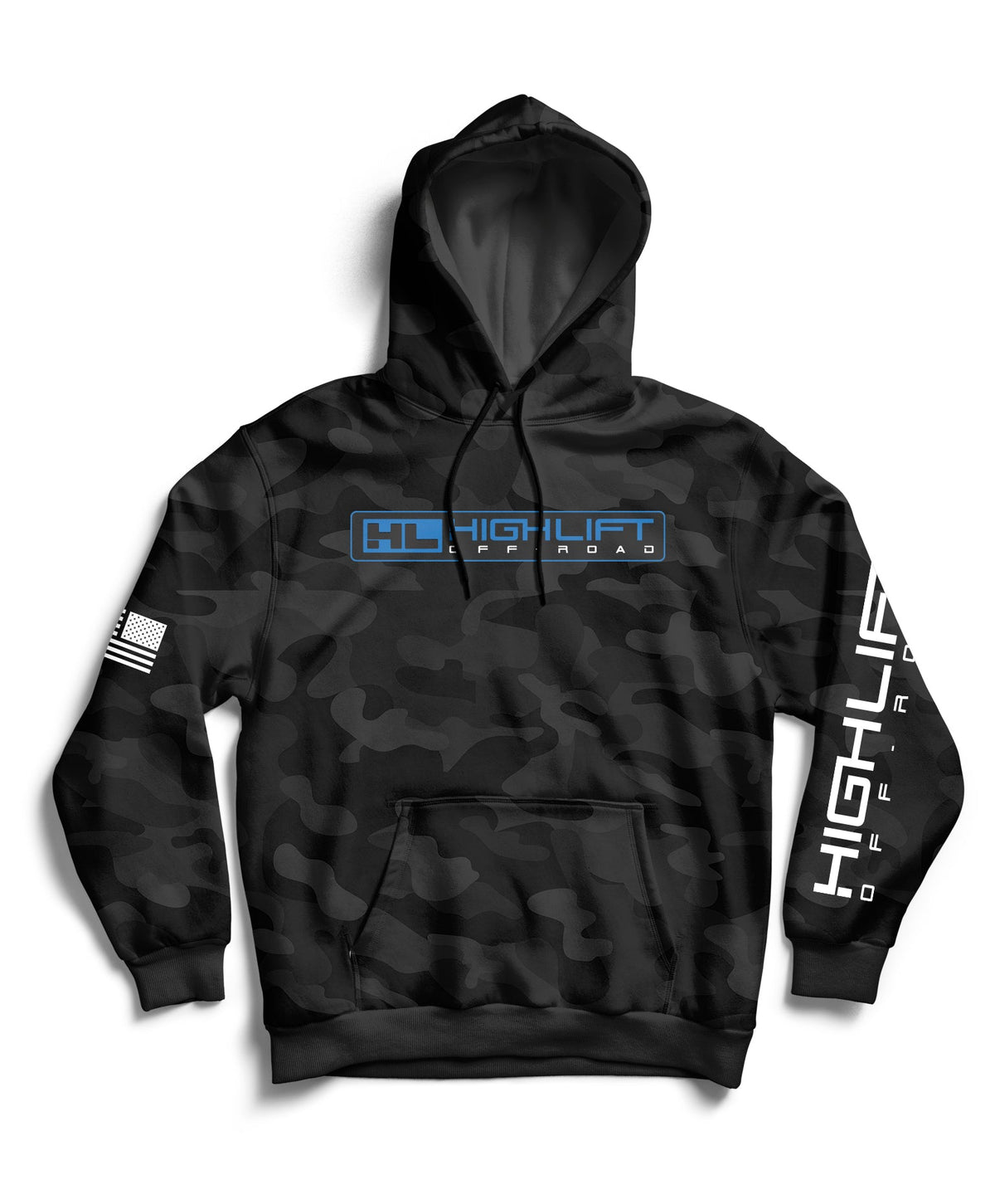Highlift Offroad Camouflage Hoodie - Black — HighLift Off-Road