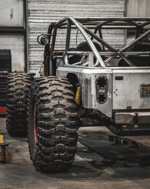 Aluminum 15" Stretch Over the Rail Corner Armor for Jeep YJ - Motobilt
