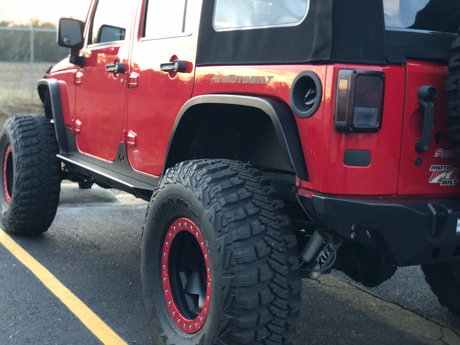 Crusher Rear Fenders for Jeep JK / JKU - Motobilt