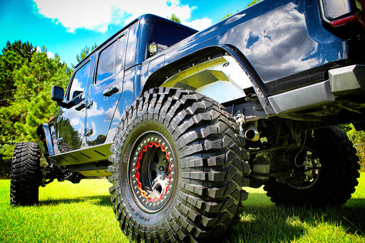 Rear Aluminum Inner Fenders for Jeep JT Gladiator - Motobilt