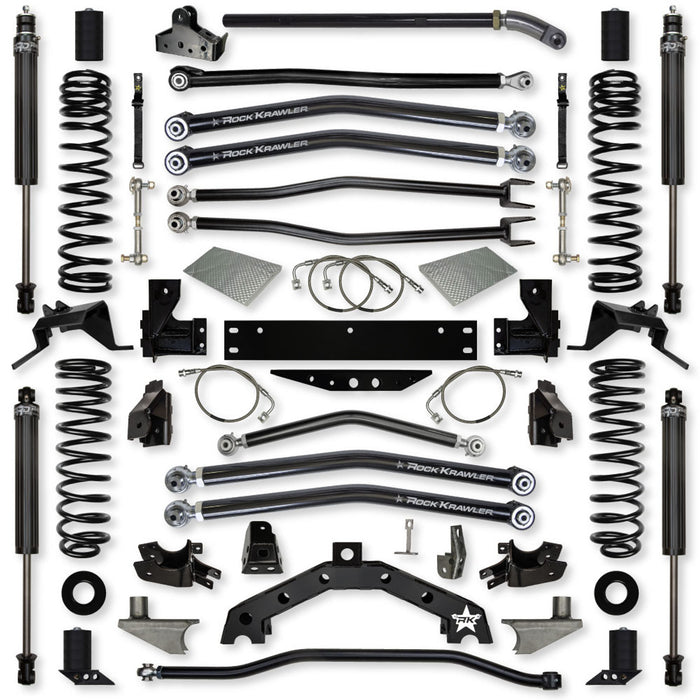 4.5 Inch Adventure-X Long Arm w/ 6" Rear Stretch - 2 Door JK