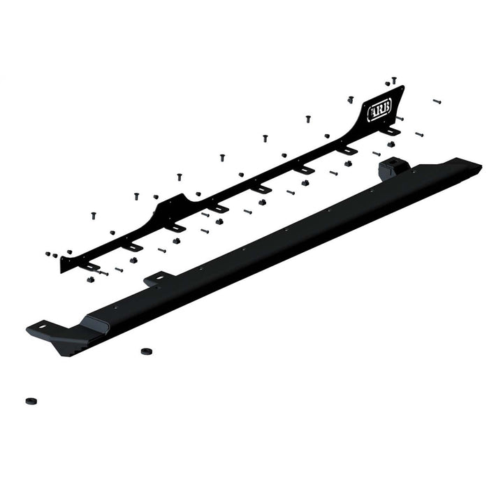 ARB Rock Sliders; 60.3mm Steel Tubing; Attaches to Vehicle Chassis; Multiple Mounting Points