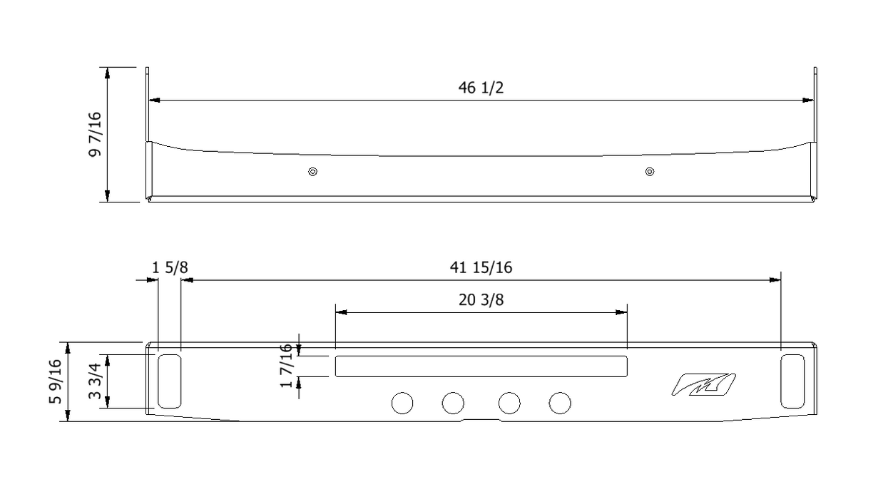 Micro Series Rear Bumper w/ Light Mount for Jeep JK / JKU - Motobilt