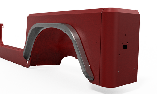 Rear Double Arch 2" Fender Flare Set for Jeep TJ - Motobilt