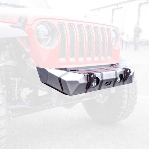 Hammer Series Front Bumper w/ Fog Mount - fits Jeep JL / JT - Motobilt