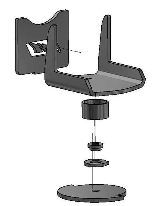 Universal Coil Mount for Frame - Motobilt