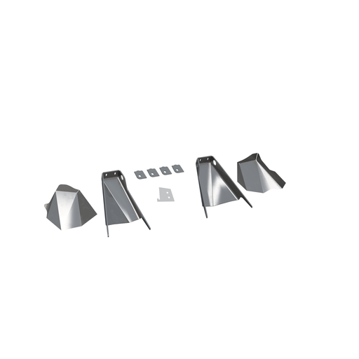 Rear Upper Shock Mounts, 16" ORI's for Jeep JLU - Motobilt