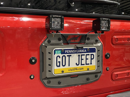 Rear LED Light Bracket for MB1077 - fits Jeep JL - Motobilt