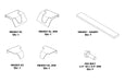 B-Pillar Chop Kit for Jeep JKU - Motobilt
