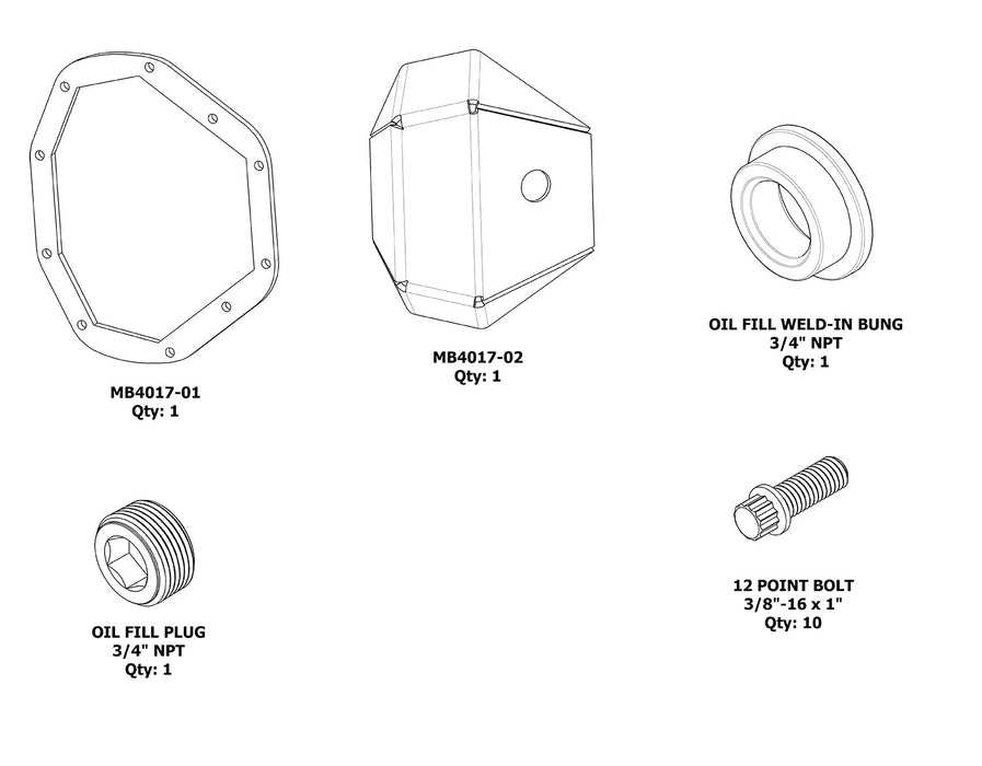 DIY Dana 80 DIFF Cover - Motobilt