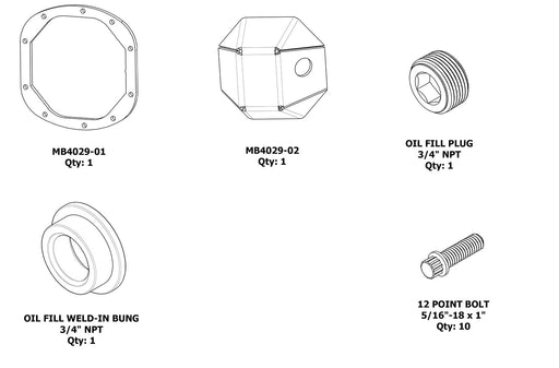 DIY Dana 30 DIFF Cover - Motobilt