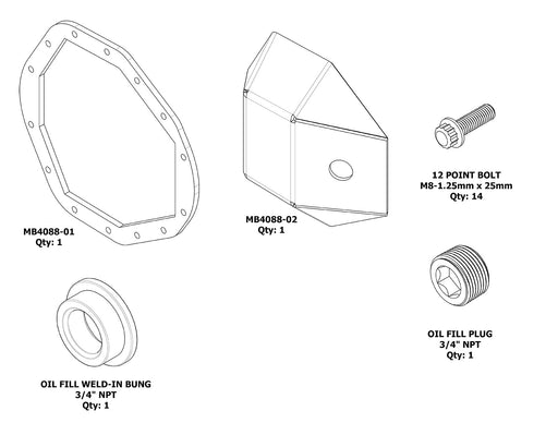 DIY AAM 10.5 DIFF Cover - Motobilt