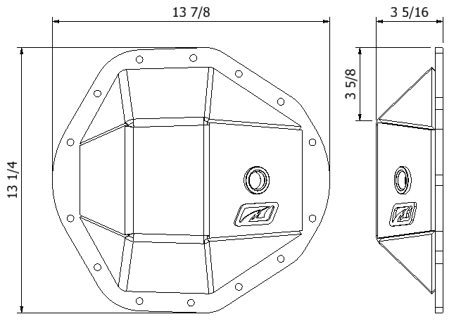 AAM 10.5 Diff Cover - Motobilt