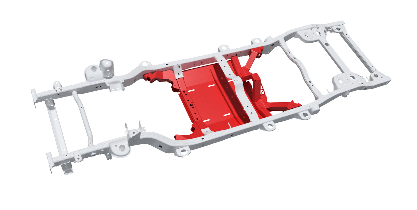 2012-2018 Jeep JKU 4 link Suspension Bracket & Skid Kit - Motobilt