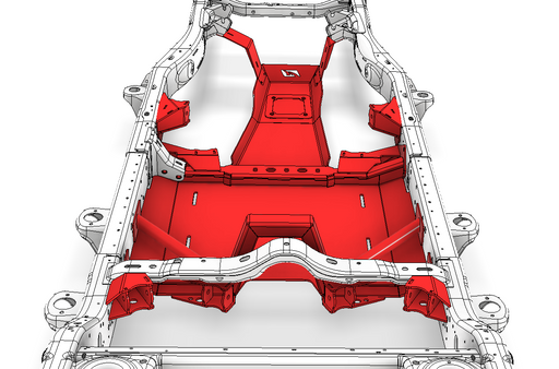 4 Link Suspension Bracket & Skid Kit for Jeep JLU - Motobilt