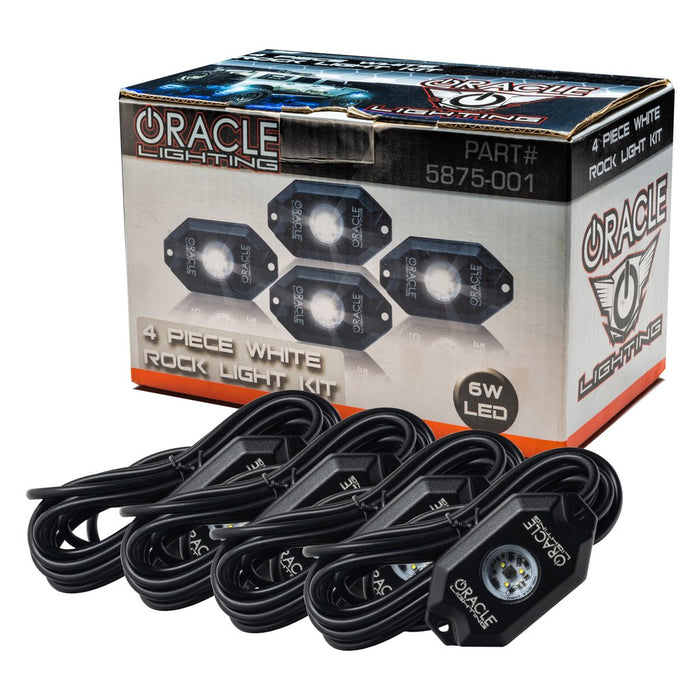 ORACLE Lighting Underbody Wheel Well Rock Light Kit - White (4PCS)