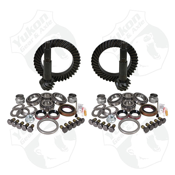 Yukon Gear and Install Kit package for Jeep TJ Rubicon  4.88 ratio.