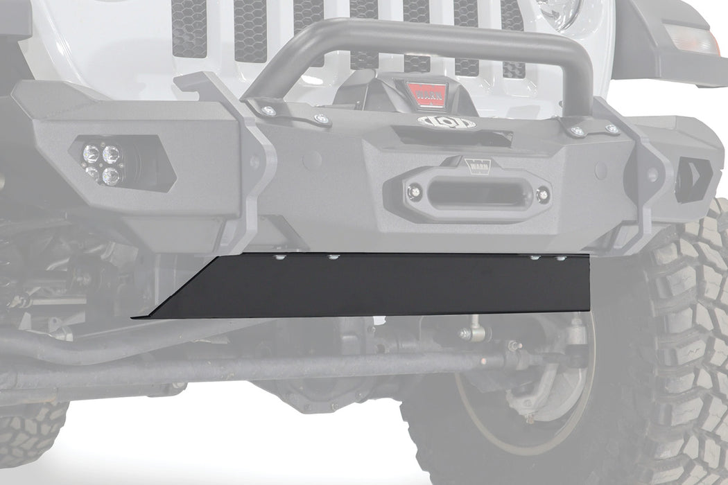 JK Black Ops Front Bumper Skid Plate (Black Powder Coated)