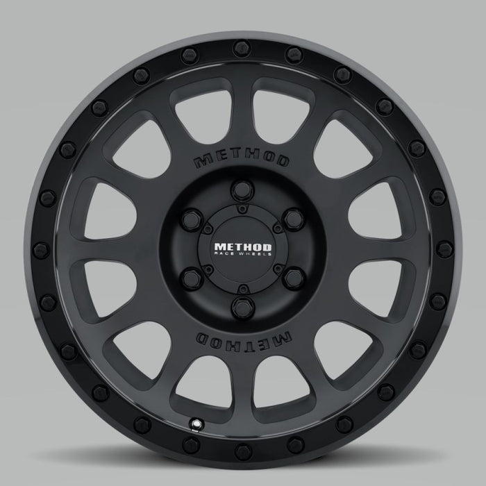 Method MR305 NV 17x8.5 0mm Offset 5x5 94mm CB Double Black Wheel